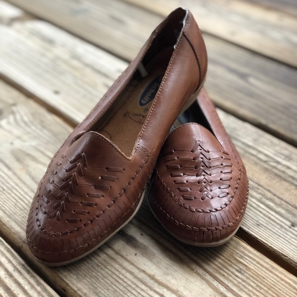 Dr. Scholl's Shoes - 5/$25 🌸 Vintage Woven Dr. Scholl’s Leather Flats